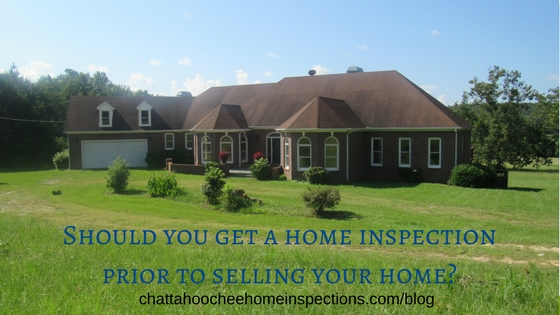 Home inspection prior to selling